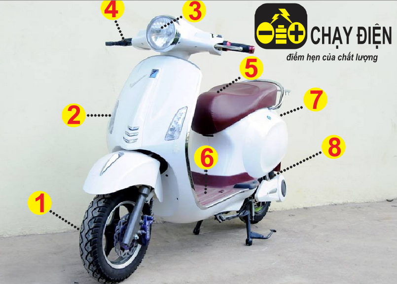 Xe máy điện Vespa siêu phẩm chính hãng